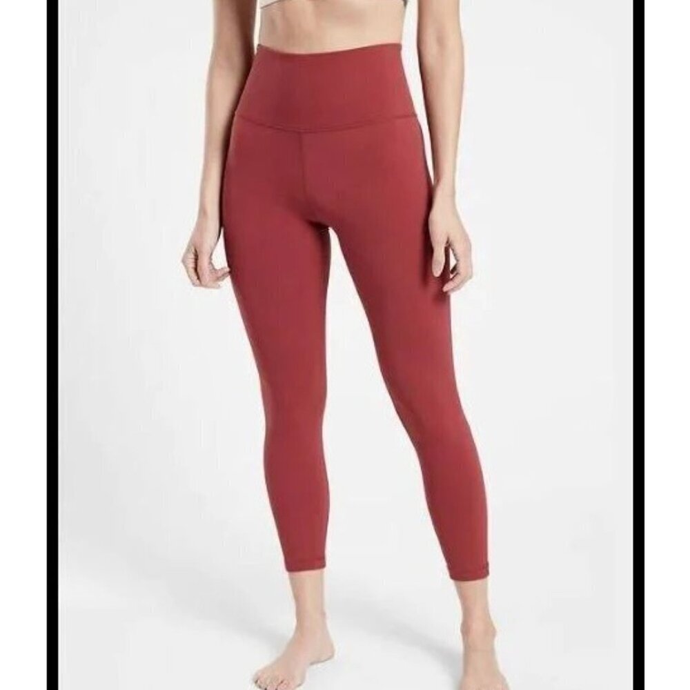 Athleta Elation Tea Dye 7/8 Tight 23" - S Garnet/Brick